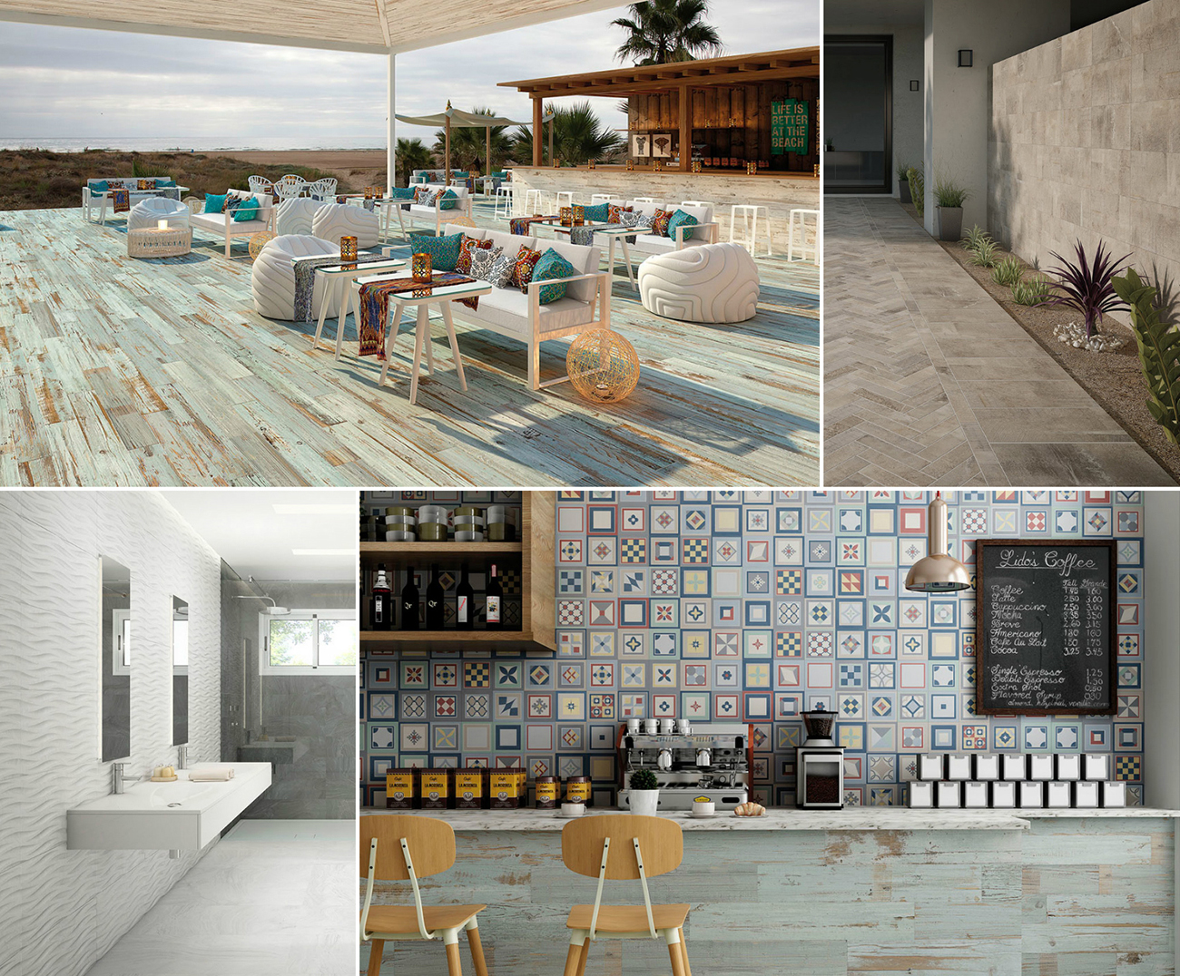 Ceramic and Porcelain Tiles by Gayafores